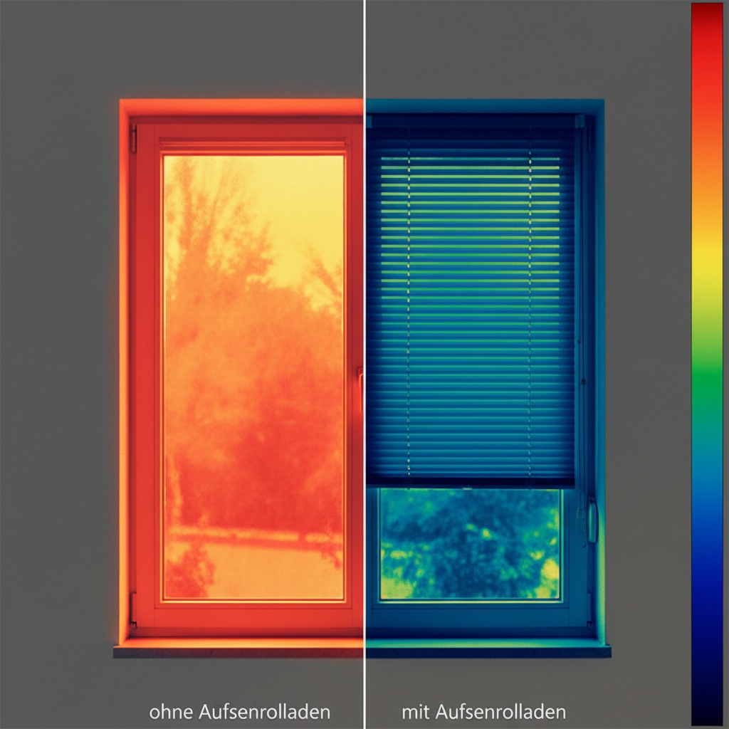 Hitzeschutz am Fenster